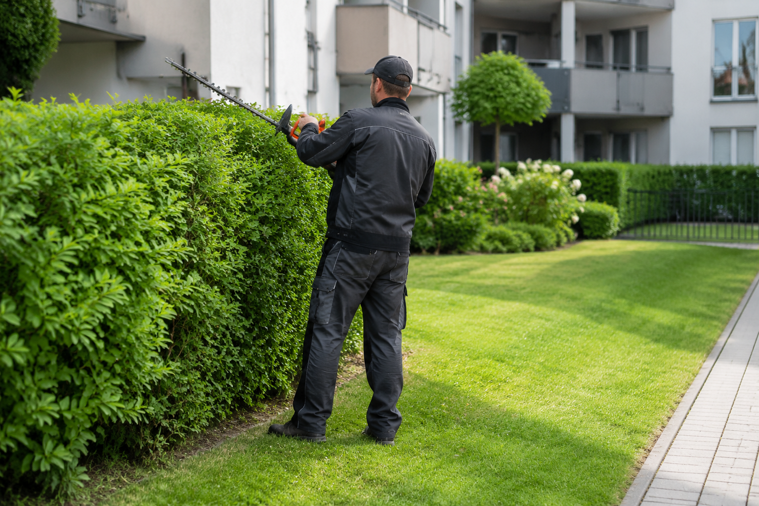 Allgemeine Darstellung professioneller Gartenpflege